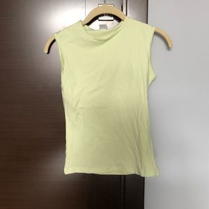 Women’s light green tank top